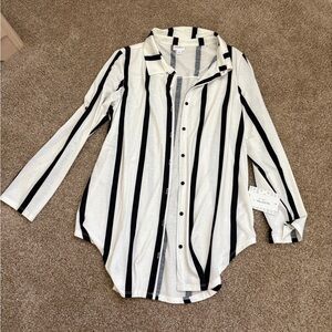 LuLaRoe Striped Valentina Top